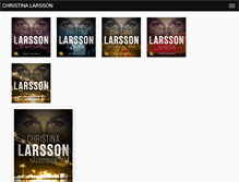 Tablet Screenshot of christinalarsson.nu